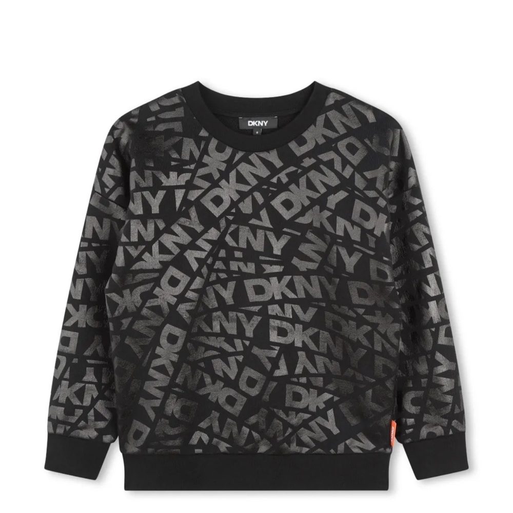 DKNY metallic logo sweatshirt